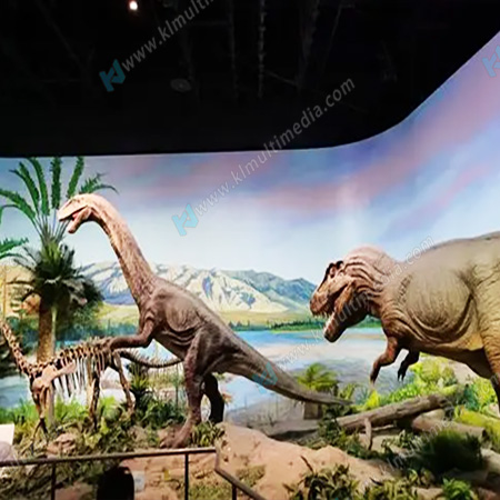 Expérience immersive avec les dinosaures