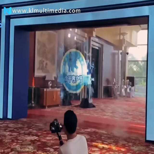 Projection sur écran antibrouillard