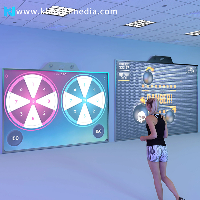 Mur de sport interactif 