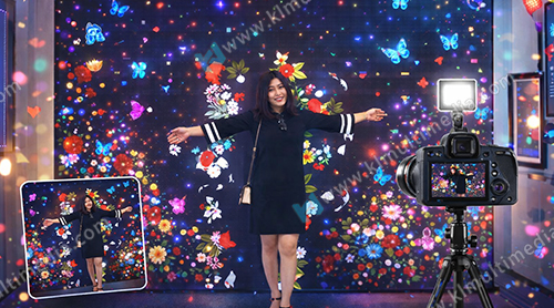 Mur LED d'art interactif