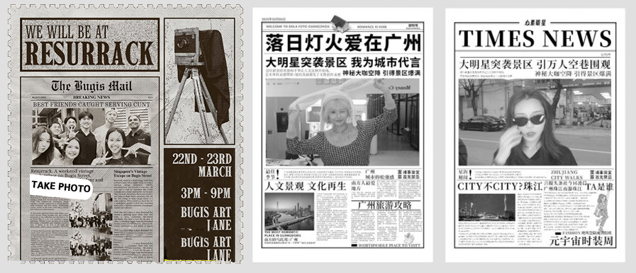 diff&eacute;rents styles de mise en page