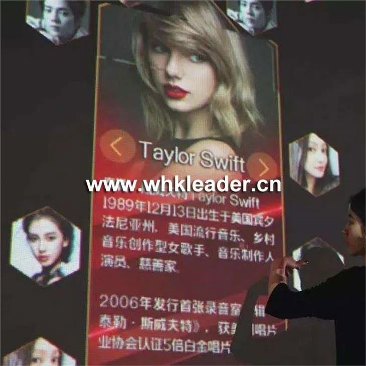 Mur tactile interactif