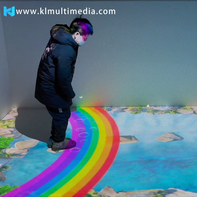 Projecteur de sol interactif