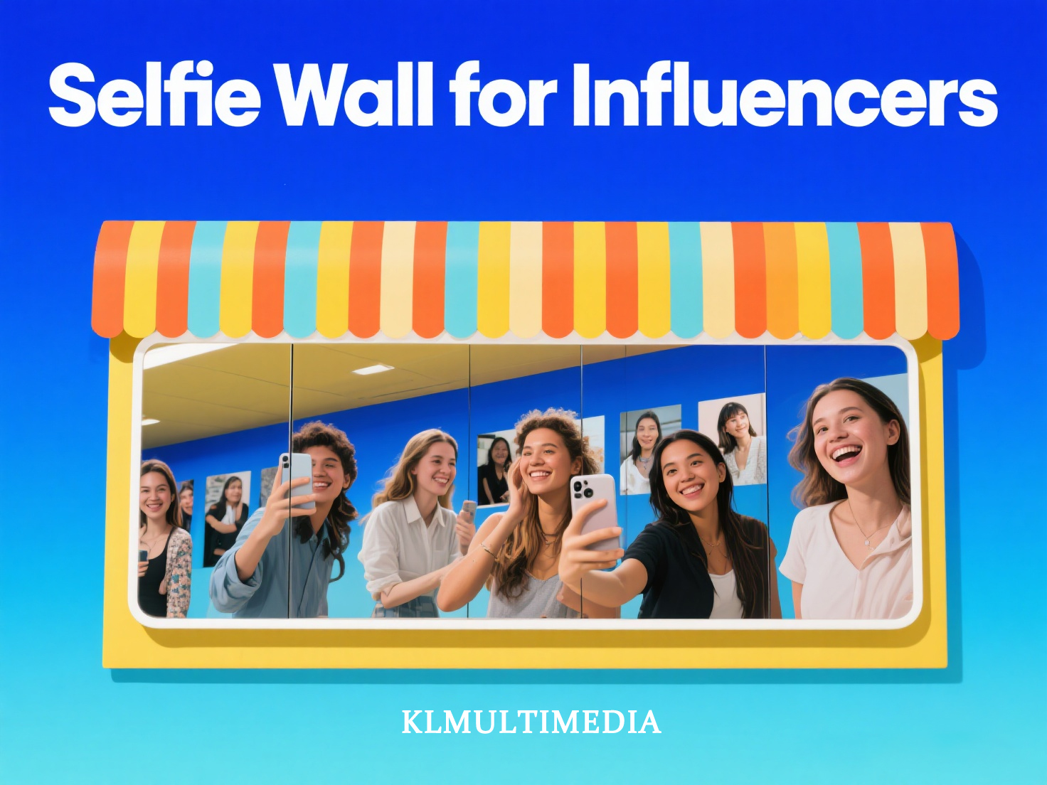 Mur de selfies pour influenceurs : votre arme secrète pour le contenu viral et les offres de marque