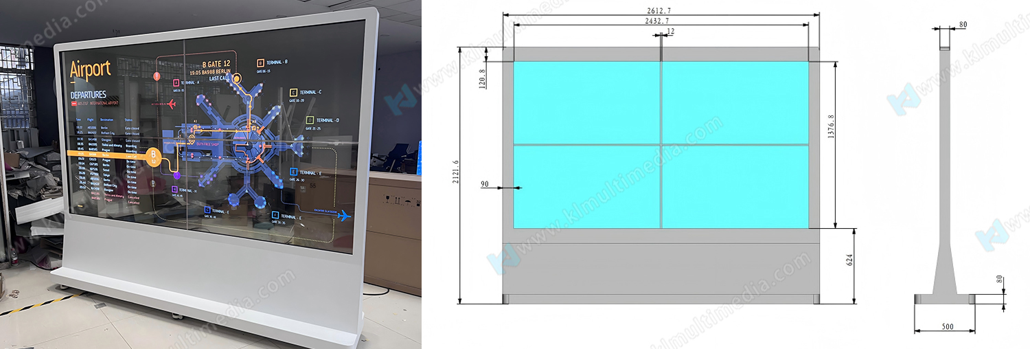 Verticale de 55&nbsp;pouces