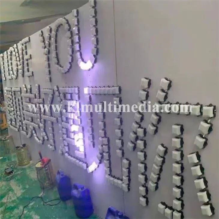 Projection de lumière 3D