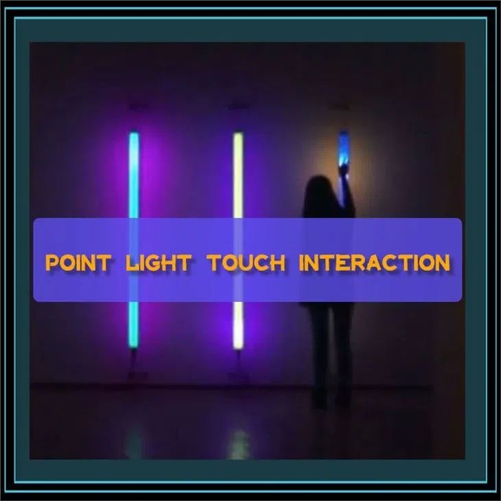 Mur lumineux interactif