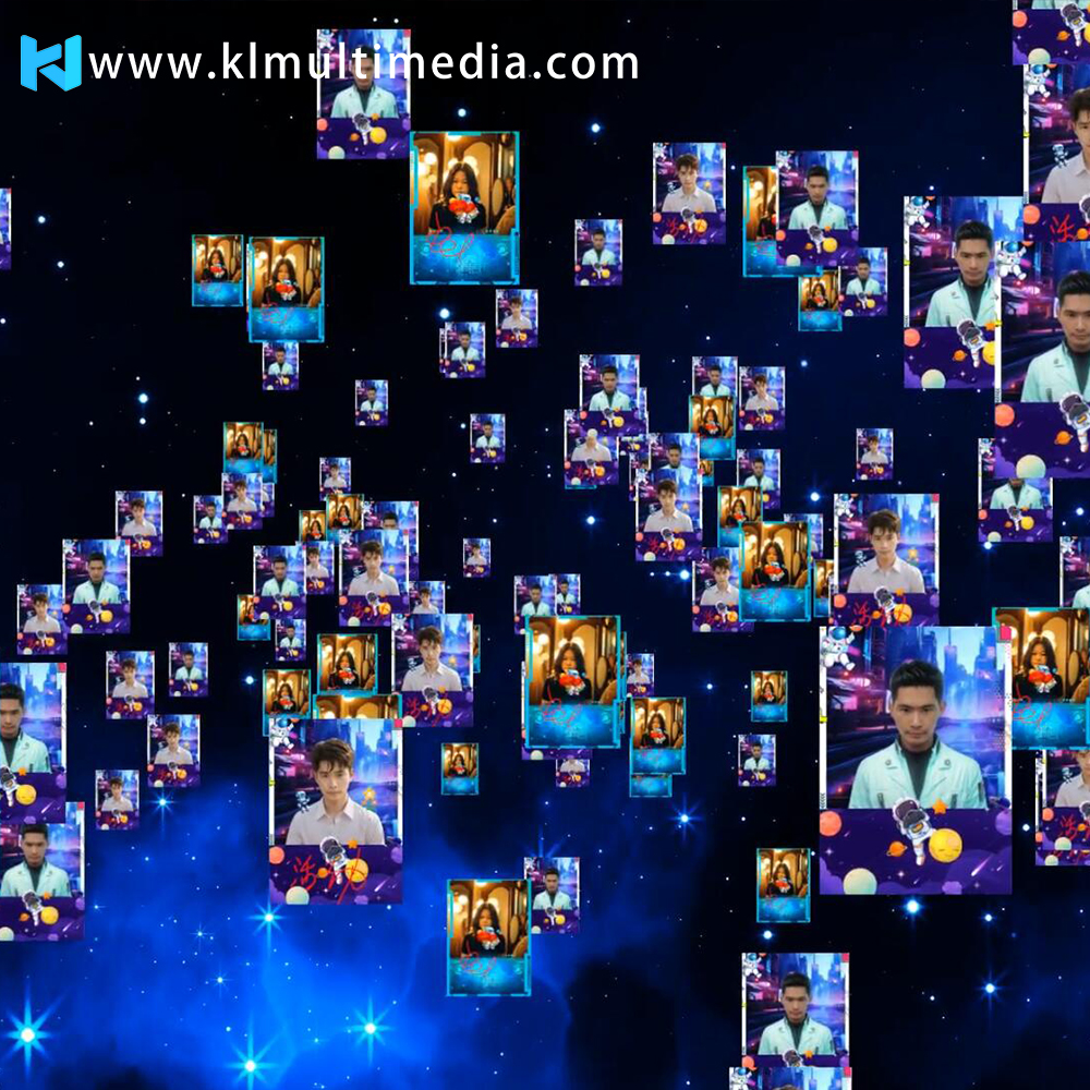 Mur de mosaïque de photos