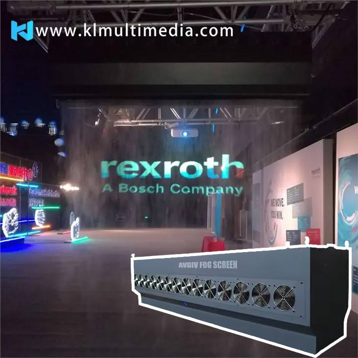 Projection sur écran antibrouillard