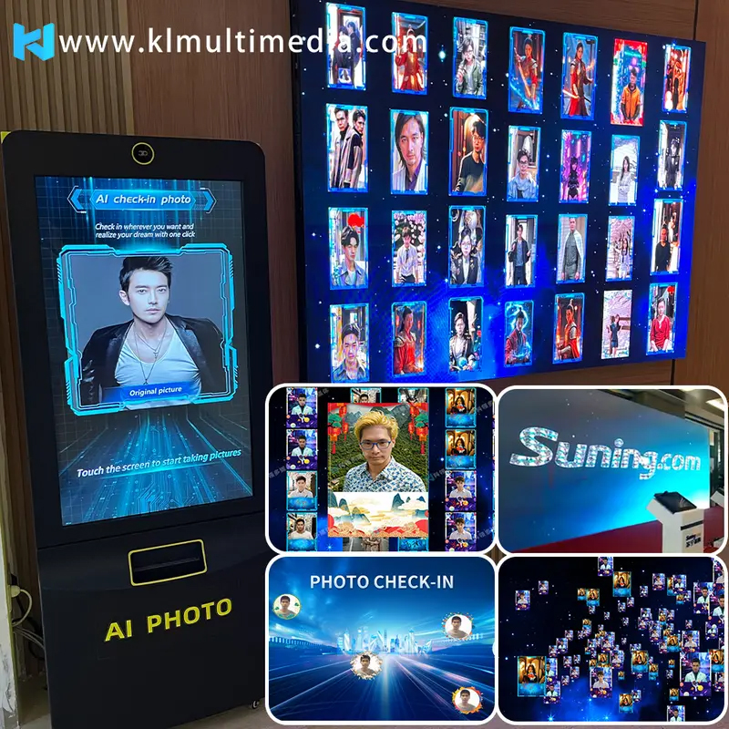 Mur de mosaïque de photos