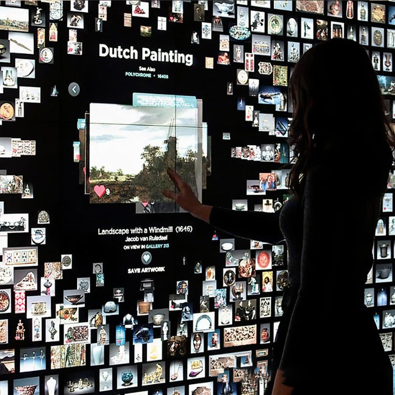 Mur vidéo interactif