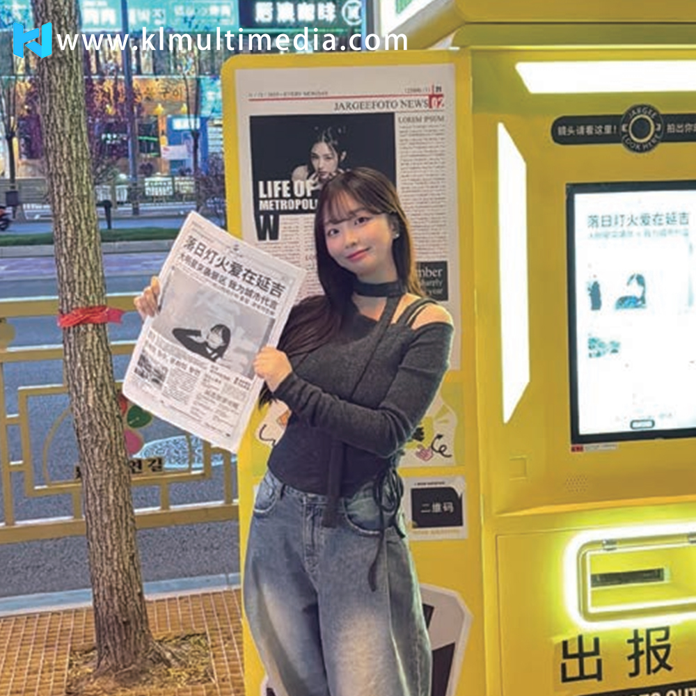 Photomaton de journal