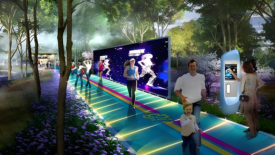 installation interactive extérieure