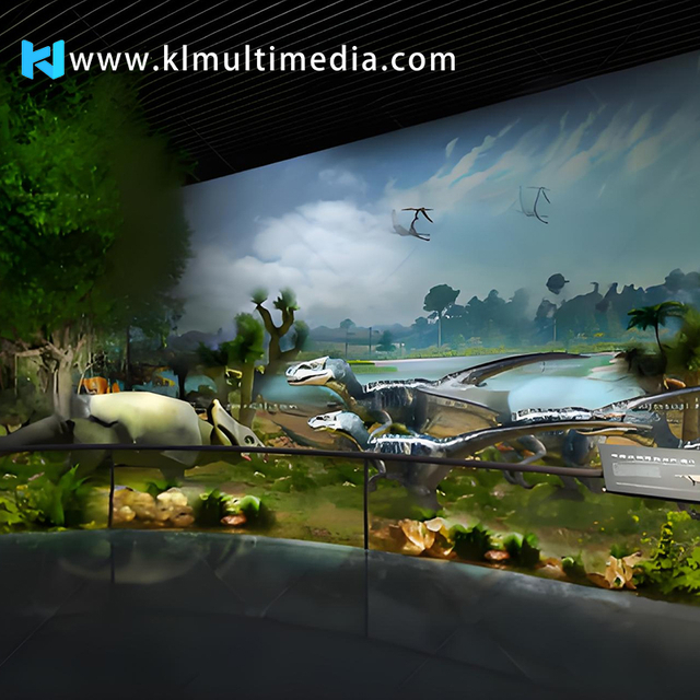 Expérience immersive avec les dinosaures