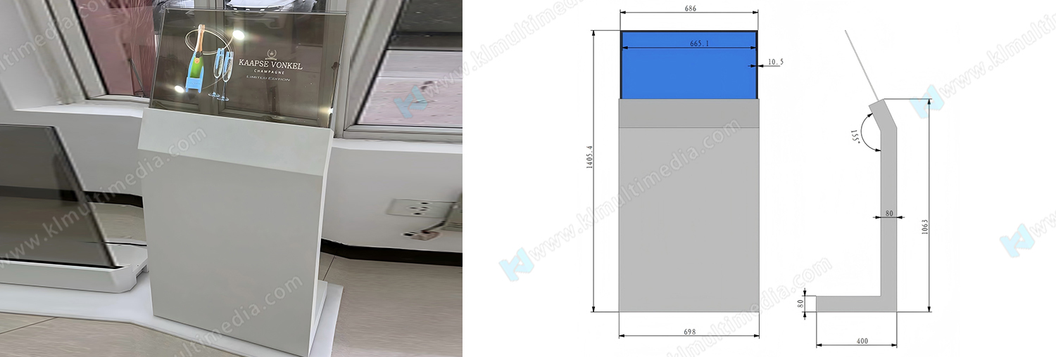 30 pouces inclin&eacute;