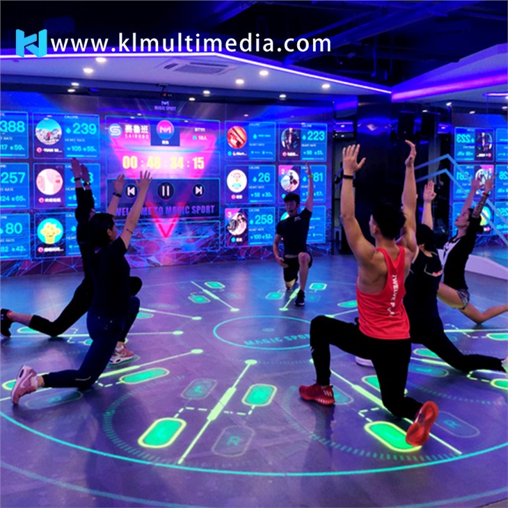 Salle de sport interactive