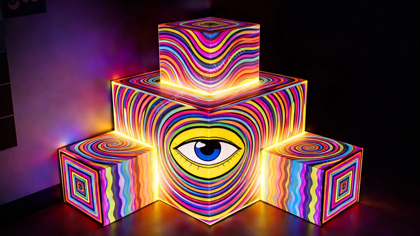 Projection de cartographie vid&eacute;o 3D