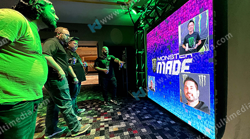 Mur de photos d’art interactif