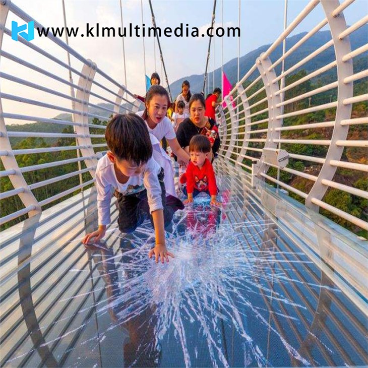 Écran à effets spéciaux en verre 3D