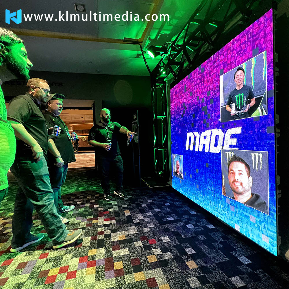 Mur de mosaïque de photos