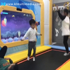 Jeux vidéo sur trampoline