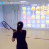 Mur de tennis interactif