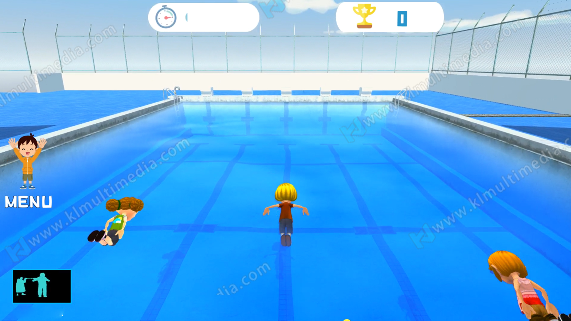 natation kinect