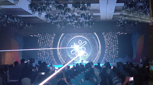 spectacle de cartographie laser