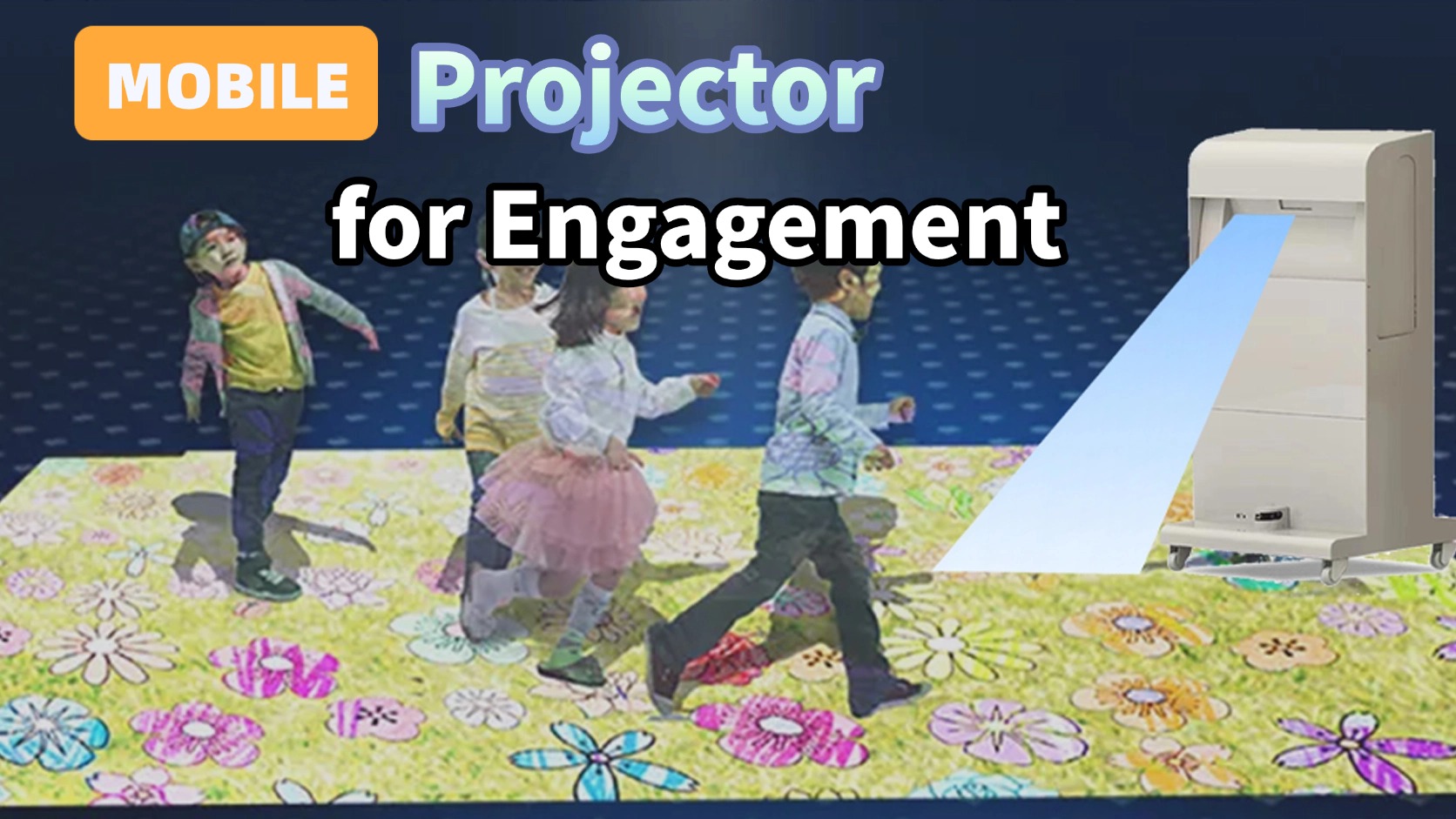 Projecteur interactif mobile pour l'engagement