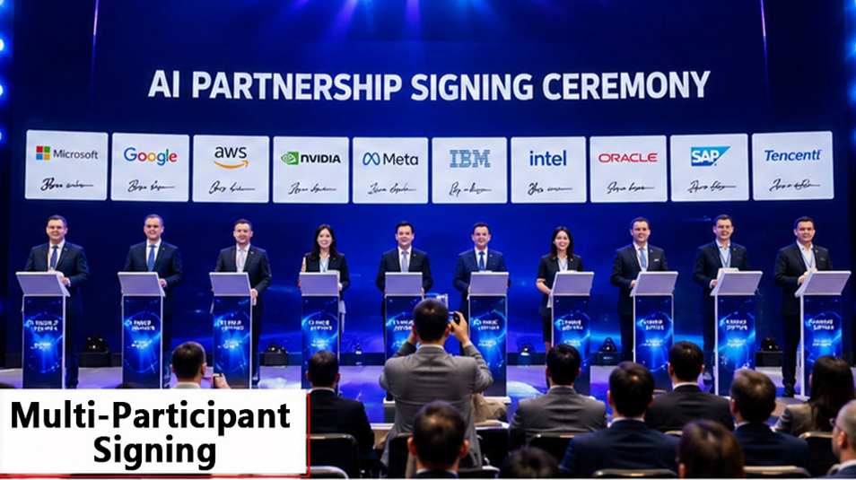 Signature multi-participants