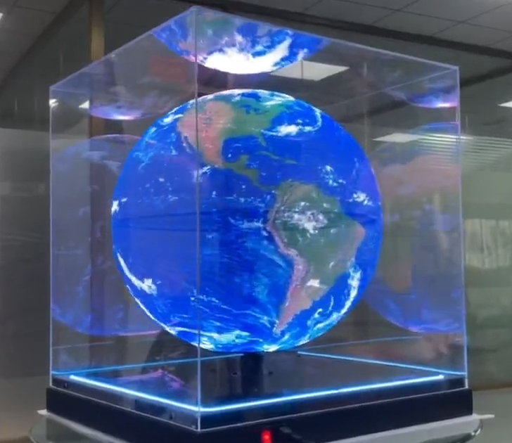 Éventail d'hologramme 3D